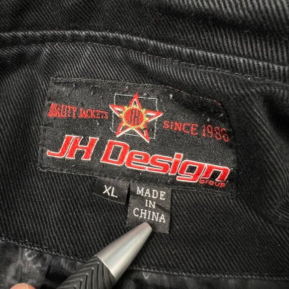 Vintage Jeff Hamilton JH Design Nascar Amsoil Twill Bomber Jacket Men's Size XL - Picture 12 of 14